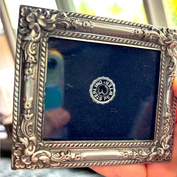 Vintage Elias American Sterling Silver-Pewter Picture Frame-Retired #1672 USA - Picture 1 of 8